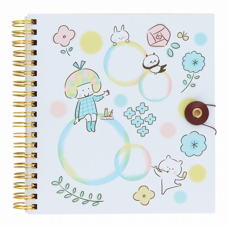 Sun-Star Stationery mizutama Ring Scrapbook [S8102902] - Soap Bubble